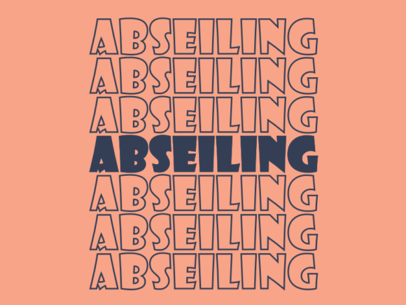 Abseiling Svg Cut File: A Graphic for Modern Branding