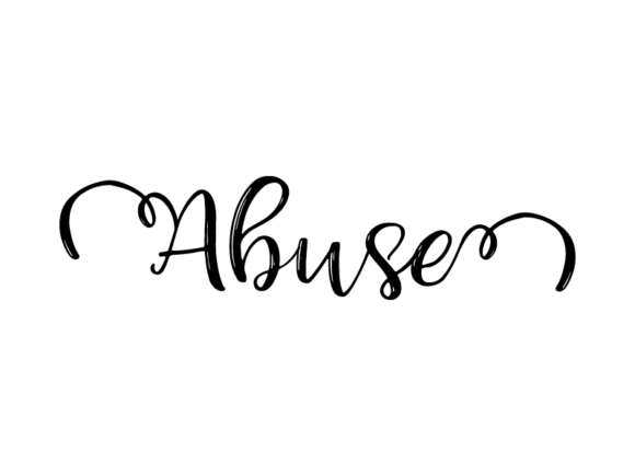 Abuse Lettering Graphics for Print Templates