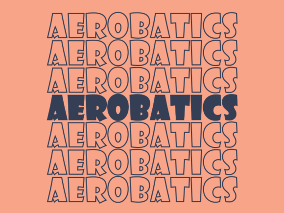 Aerobatics Svg Cut File Graphics for Print Templates