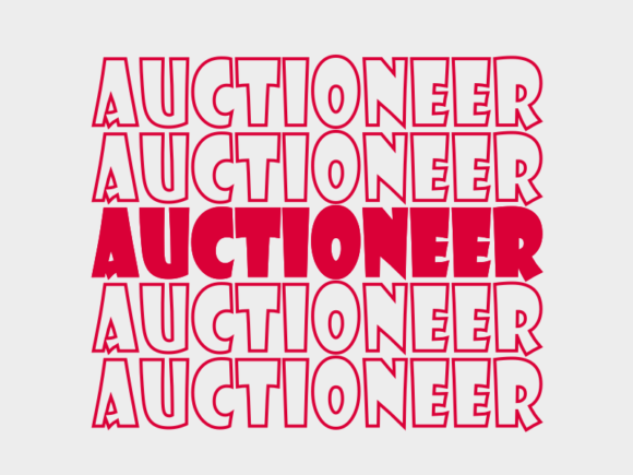 Auctioneer Svg Cut File Graphics