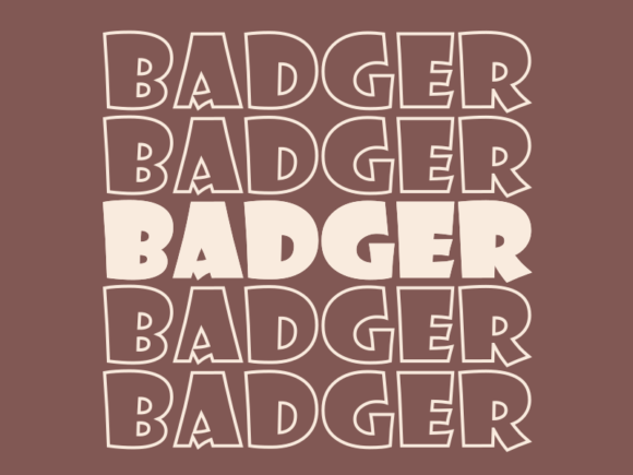 Badger Svg Cut File: A Graphic for Crafting