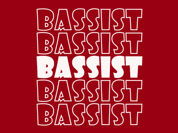 Bassist Svg Cut File: A Graphic for Local Branding