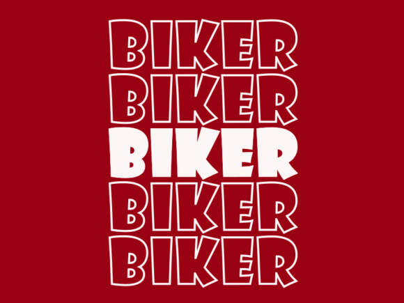 Biker Svg Cut File Graphics for Print Templates