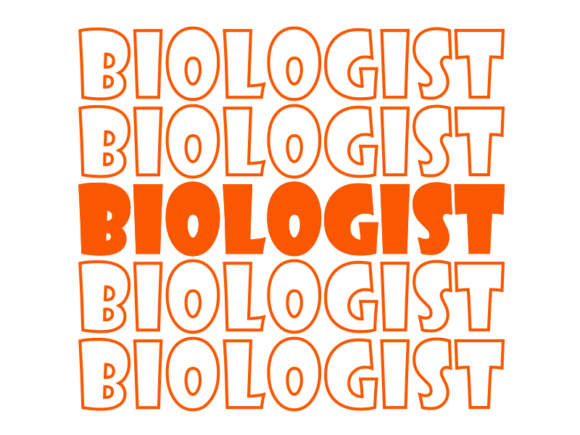 Biologist Graphics for Print Templates