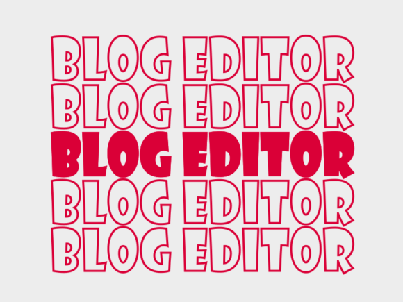 Blog Editor Svg Cut File: A Graphic Design Asset for Modern Content