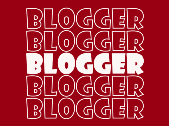 Blogger Svg Cut File Graphics for Print Templates