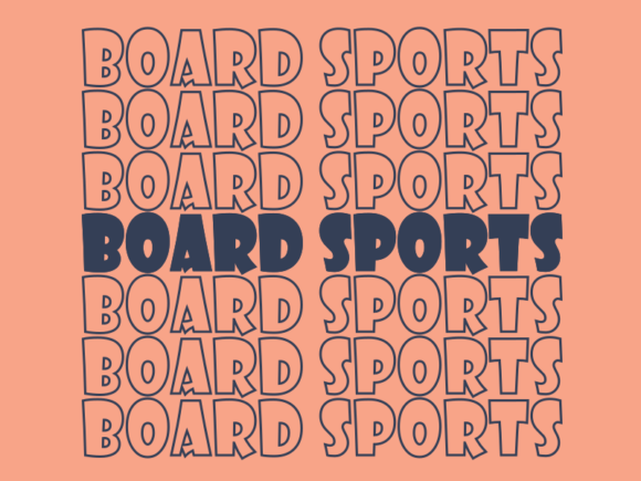 Board Sports Svg Cut File