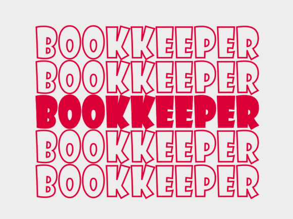 Bookkeeper Svg Cut File