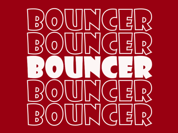 Bouncer Svg Cut File Graphics for Print Templates
