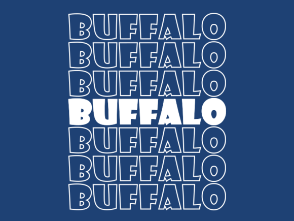 Buffalo Svg Cut File Graphics for Print Templates