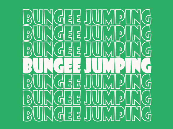 Bungee Jumping Svg Cut File for Print Templates