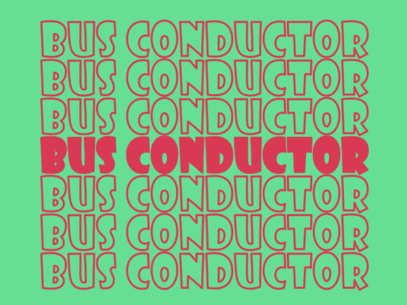 Bus Conductor Graphics for Local Branding
