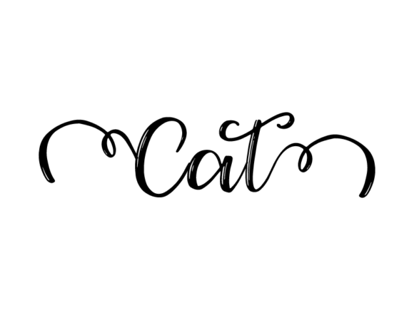 Cat Lettering