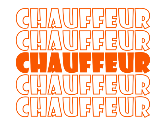 Chauffeur Graphics for Print Templates