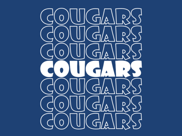 Cougars Svg Cut File Graphics for Print Templates