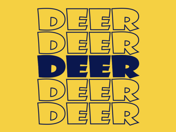 Deer Svg Cut File Graphics for Print Templates