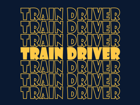 Train Driver Svg Cut File for Modern Graphics and Print Templates