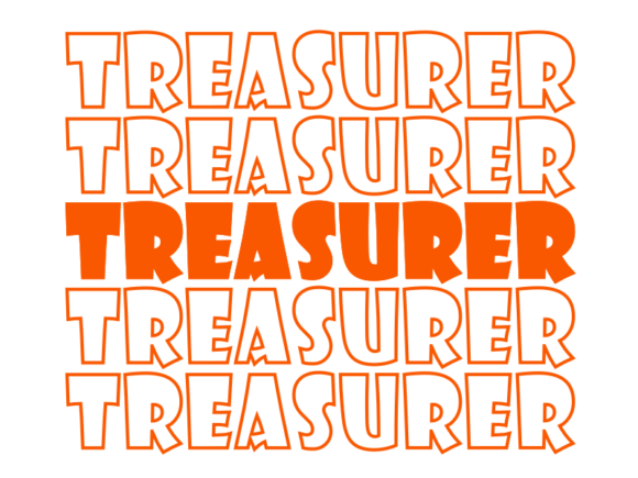 Treasurer Svg Cut File Graphics for Print Templates