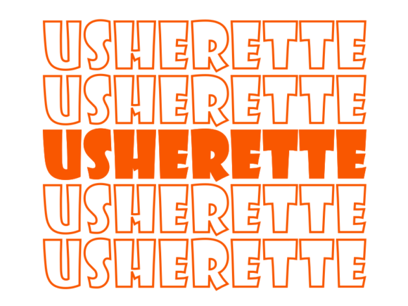 Usherette Svg Cut File: A Versatile Graphic for Print Templates