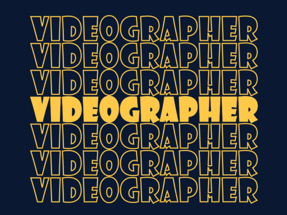 Videographer Svg Cut File Graphics