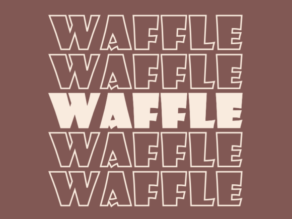 Waffle Svg Cut File: A Graphic Asset for Modern Web Design