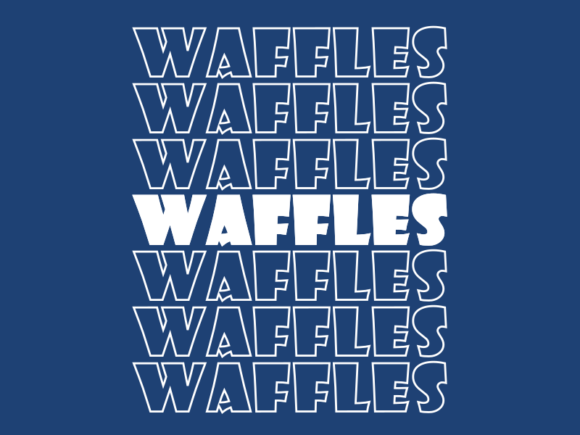 Waffles Svg Cut File: A Graphic for Crafting