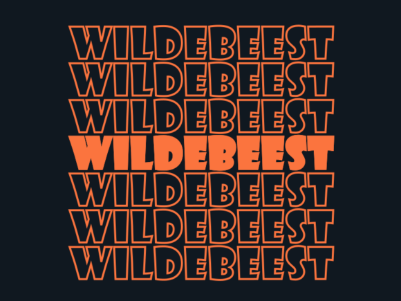 Wildebeest Graphics for Print Templates