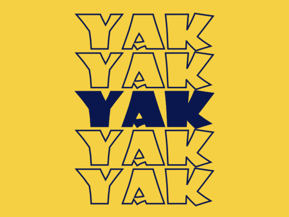 Yak Svg Cut File Graphics for Print Templates