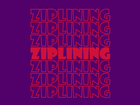 Ziplining Svg Cut File Graphics for Print Templates